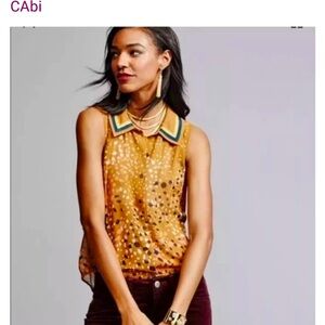 CAbi Kensington Cheers Proper Blouse